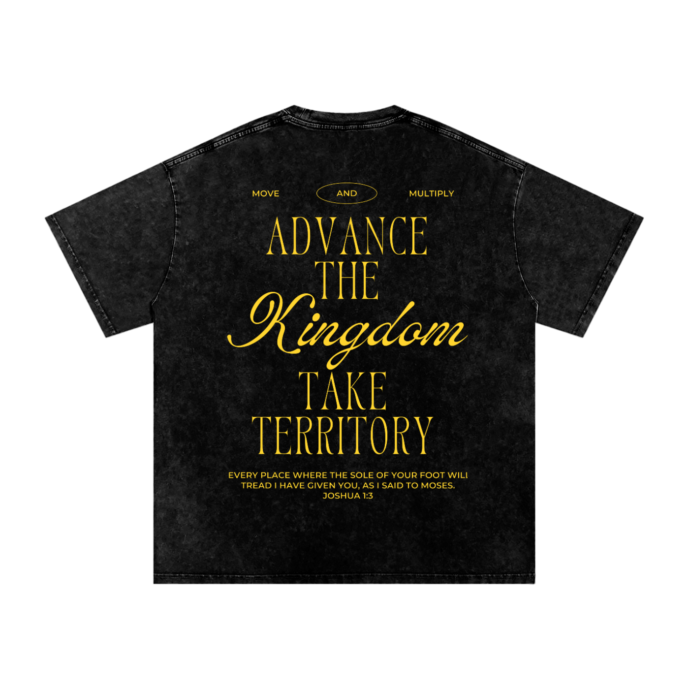 new,advance the kingdom shirt blac