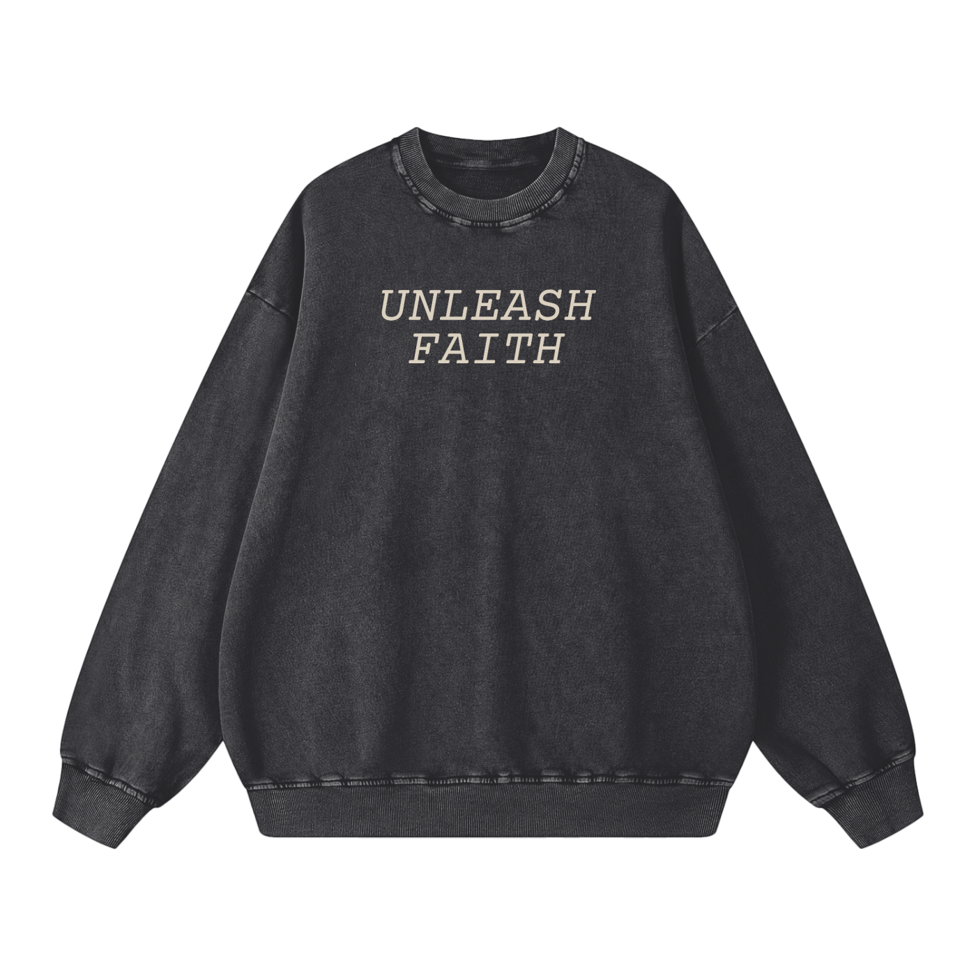 Eternal Echo Acid Wash Oversize Sweatshirt
