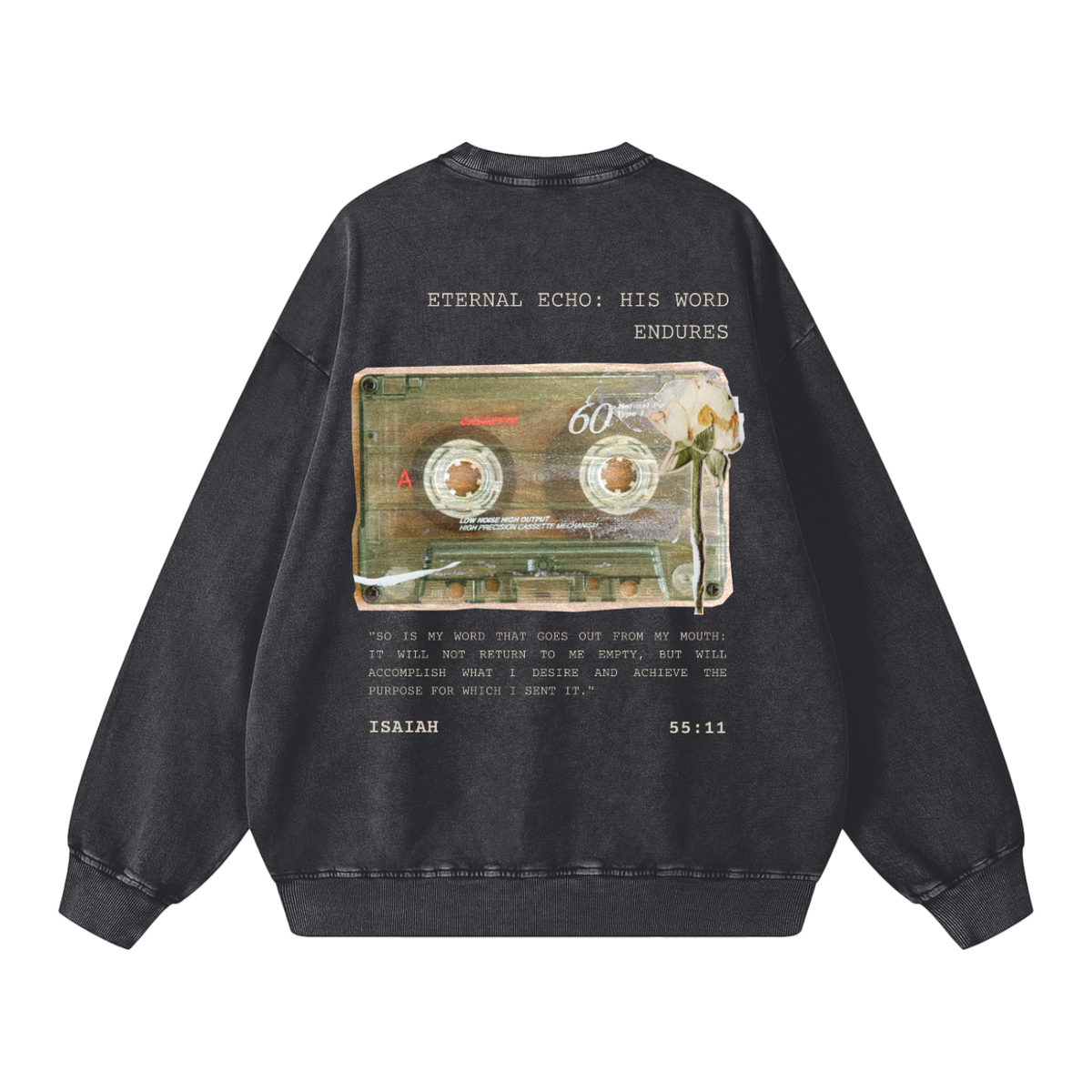 ETERNAL ECHO™ ACID WASH OVERSIZE SWEATSHIRT