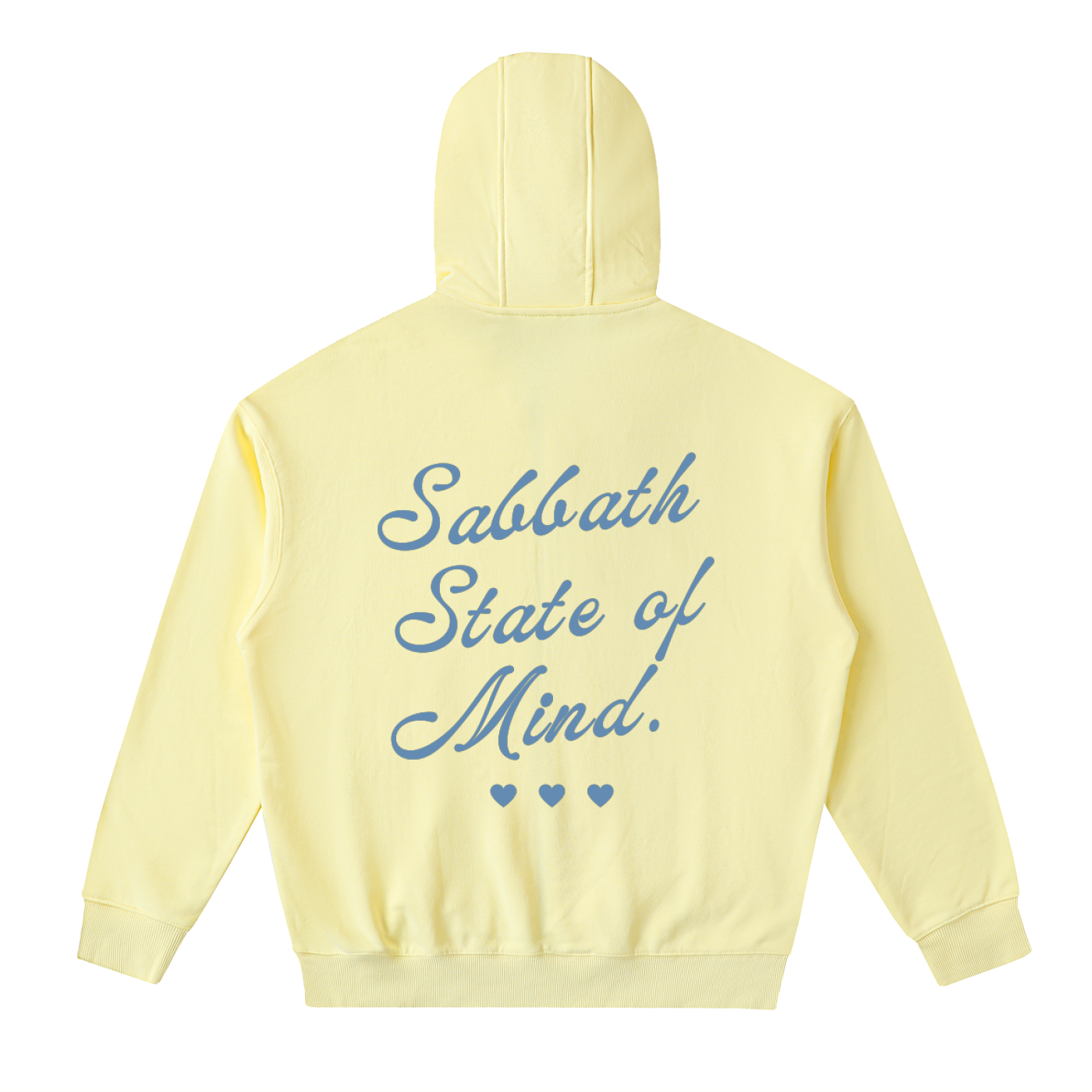 Sabbath State of Mind Zip Hoodie – Butter Yellow