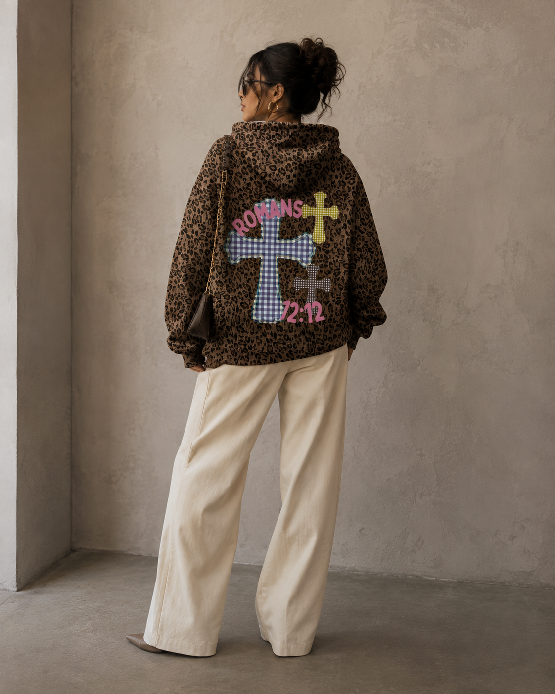 NOT CONFORMED Leopard Zip-Up Hoodie