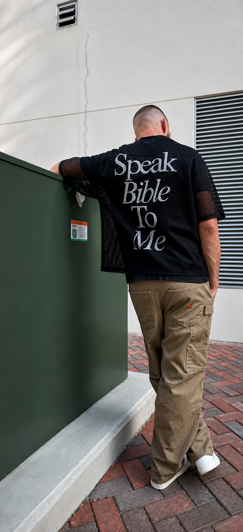 Unleash Faith See-through Boxy Net Jersey