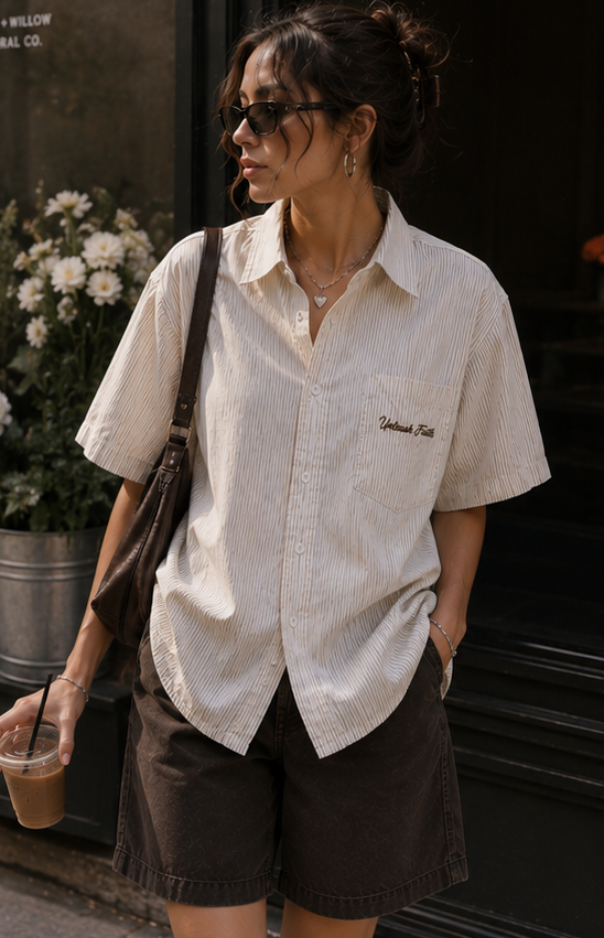 Western Oversized Boxy Shirt – Revival Is Here