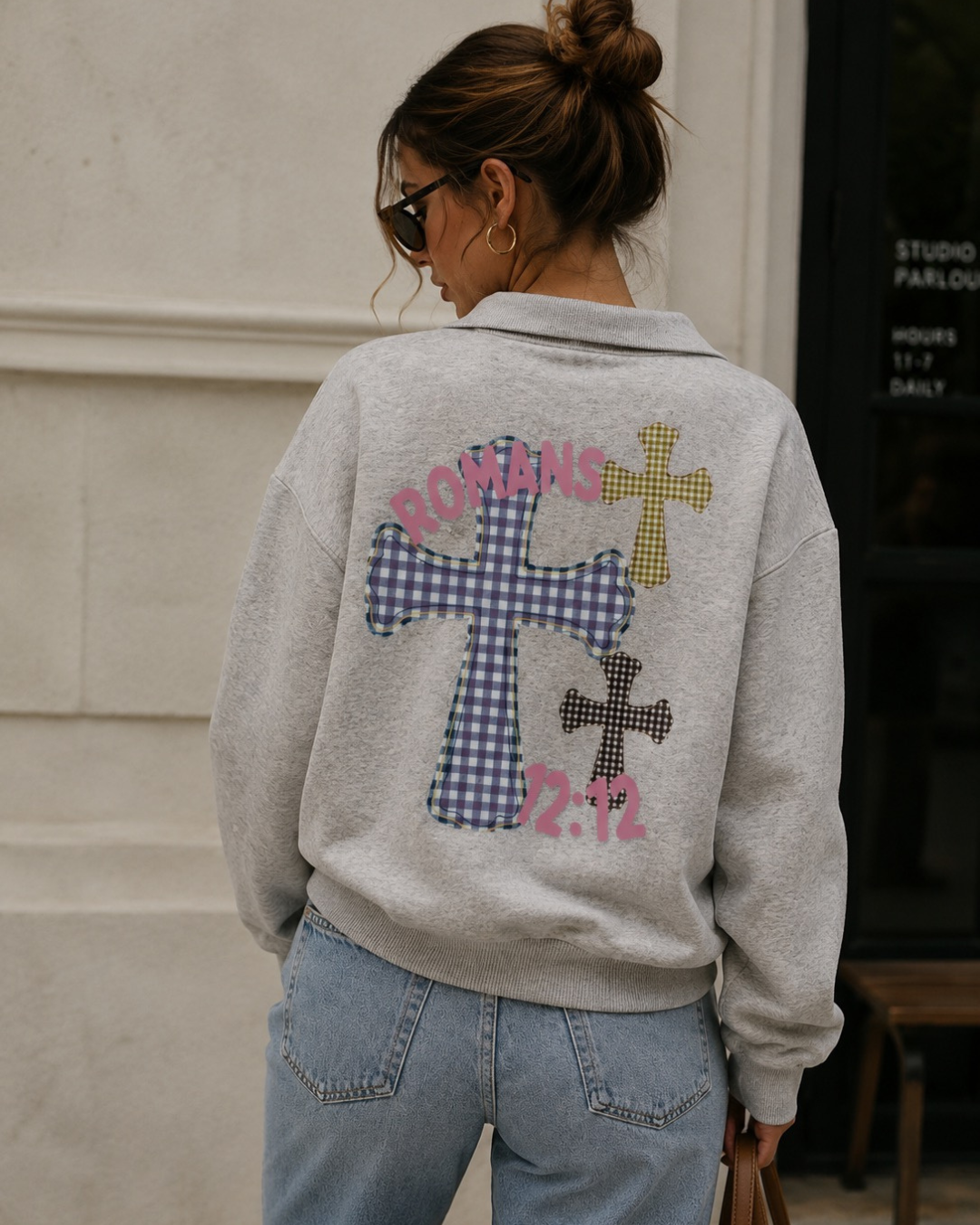 Not Conformed Collared Knit Pulllover
