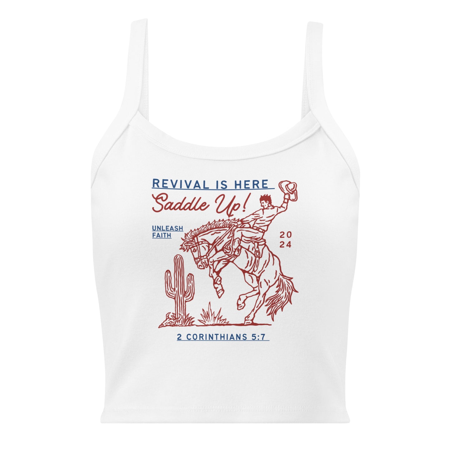 Revival is Here Women’s micro-rib tank top